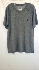 Adidas Ultimate Tee Shirt Mens Sz XL Gray Short Sleeve ClimaLite EUC Running Gym