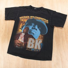 vtg Notorious BIG Big Poppa BK All Day t-shirt SMALL biggie rap tee 90s gemrock