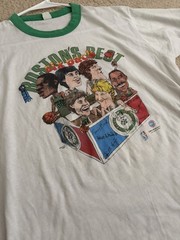 Vintage 80s NBA Boston Celtics Boston’s Best Six Pack Shirt Size M