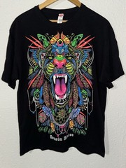 Cancun Mexico Carnival Black Light Glow Men’s T-Shirt Size L NEW WITHOUT TAGS