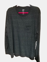 Urban Pipeline Ultimate SuperSoft Gray Pocket Long Sleeve T-Shirt Men’s 2XL