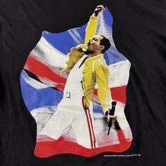 Vintage Queen Shirt Mens XL Black 1994 Graphic Union Jack Freddie Mercury