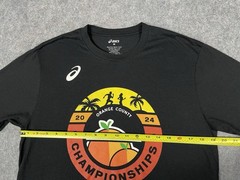 ASICS Cross Country Championships T-Shirt Men’s Medium Heather Black Running