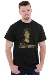 Full Of S**ttikus Donald Trump President USA Adult Short Sleeve Crewneck Tee