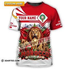 Unisex 3D Shirt – Custom Morocco World Cup 2026 Shirt VK13879