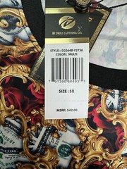 Drill Clothing Mens Baroque Gold Money T Shirt 3XL 4XL 5XL Big Urban