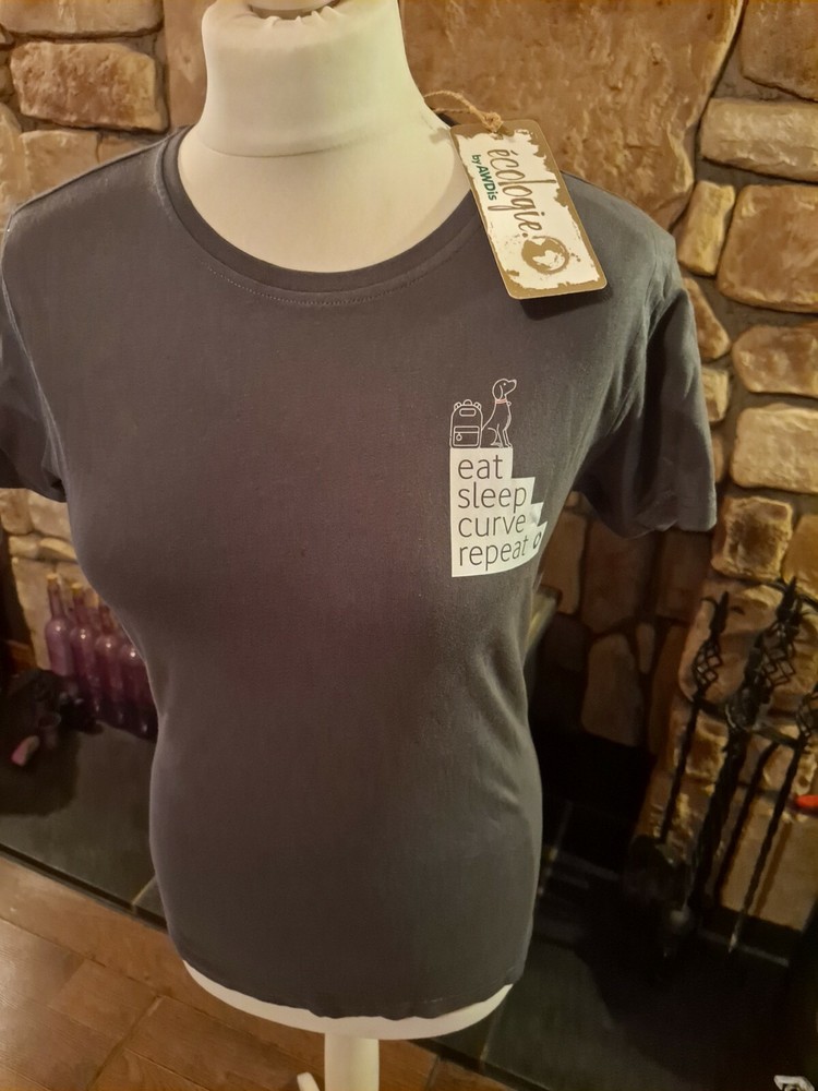Ècologie By AWDis Organic Cotton Logo T-Shirt Grey Size S