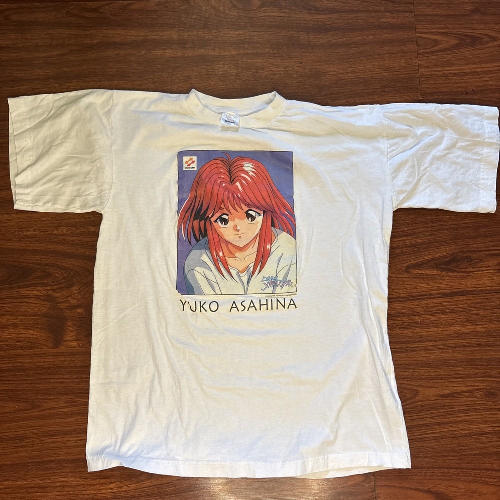 Vintage Konami Yuko Asahina Shirt 90s Video Games M