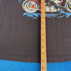 Vintage SSI 1991 Harley Davidson Lone Wolf Biker Motorcycle HD T-Shirt 0934