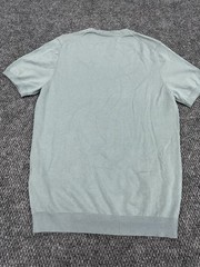 Porter & Ash Men’s Small Mint Green Knit Ribbed Trim Viscose Crew Neck Shirt