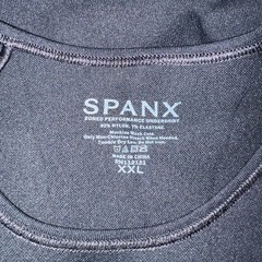 SPANX Men’s Zoned Performance Black Crew Neck Under Shirt size XXL (50-52) NWOT