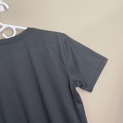 The Nike Tee Men’s M Dri-Fit Swoosh Gray Crewneck Short Sleeve T-Shirt