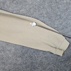 Izod Jeans Rockwashed Men’s Thermal Henley Size XXL Tan Shirt Waffle Knit SPOTS
