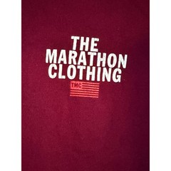 The Marathon Clothing Crenshaw T-Shirt Mens Medium Burgundy Nipsey Hussle TMC