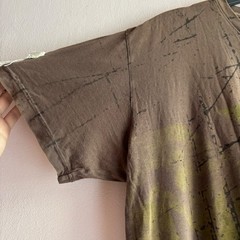 WWE Limited Edition T Shirt Mens L Made in USA Grunge Distressed Fists Brown