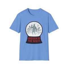 Unisex Softstyle T-Shirt Snowglobe Horror Scene Christmas Winter Surreal Design