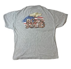VTG 90s Murina Chevy Trucks T Shirt Men’s 2XL Rock Solid Graphic Double Sided