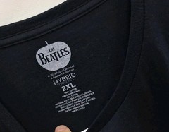 The Beatles Abbey Road Graphic T-Shirt Mens 2XL Black Hybrid Apparel Cotton NWT