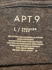 Apt. 9 Premier Flex Gray long sleeved shirt L