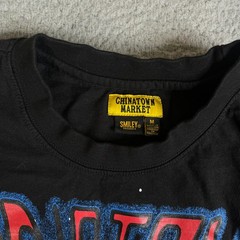 Chinatown Market Smiley Jumbo T Shirt Mens M Black Streetwear Graphic Print Y2K
