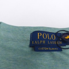 Polo Ralph Lauren Soft Cotton T-Shirt Mens 2XL XXL Custom Slim Celadon Heather