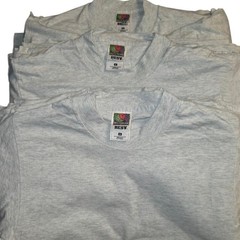 Lot of 6 Vintage Fruit Of The Loom BEST T-Shirt IRR Single Stitched USA NOS