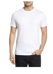 Robert Barakett Georgia Pima Cotton Crew-Neck T-Shirt Size M White