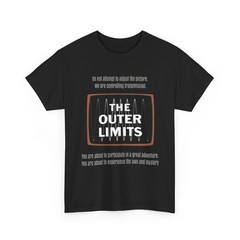 Retro Show Outer Limits T-Shirt, Vintage Sci-Fi Tee, Unisex Graphic Top, Retro
