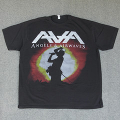 Angels & Airwaves T Shirt L VTG 2008 Tour Merch Rock Concert Band Tom DeLonge