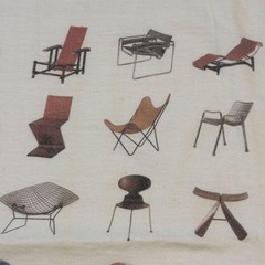 Vitra Eames Masterpiece Chair T-Shirt Vitra Eames Vintage 90s size JP M US S
