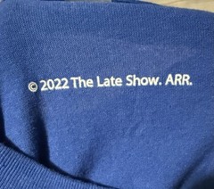The Late Show with Stephen Colbert ‘Is Potato’ Shirt size Men’s 2XL XXL Blue