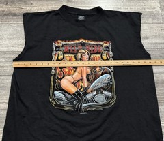 Wild Ride Sexy Girl Motorcycle Sleeveless Shirt Mens 2XL Noyes Performance 2005