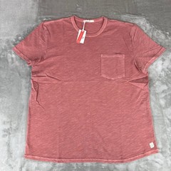 Marine Layer Vintage Heavy Slub Pocket Tee Mens Large Marsala Red Soft $54 NWT