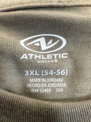 Men’s Shirts, (New w/tags), Athletic Works, Tri Blend Short Sleeve 3XL (54-56)