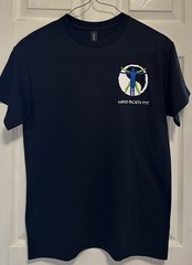 New Custom Set Mind Body Fit T Shirts 5 Size Medium Black + Vinyl Permanent
