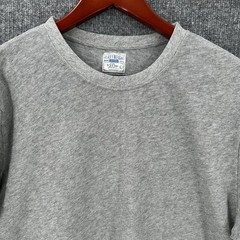 J Crew Heavyweight T Shirt Men’s Large Gray Cotton Crewneck Classic Basic Preppy