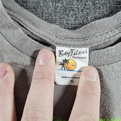Sublime Shirt Mens XL Gray 40 Oz To Freedom Graphic Bay Island Sportswear Tee