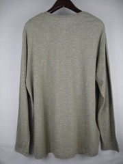 Falls Creek Men’s Size XXL Heather Olive Green Long Sleeve Cotton Tee NEW