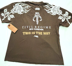 Civil Regime Star Wars Mandalorian Oversized Graphic Tee Shirt Adult Size Large