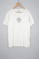 RRL Double RL Ralph Lauren Short Sleeve T-Shirt Size Large White Graphic