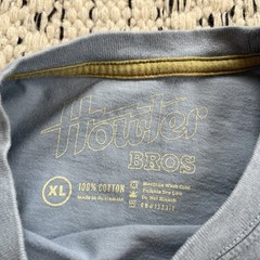 Howler Brothers Bros T-Shirt Tee Men’s XL Blue Short Sleeve Graphic Double-Sided