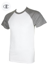 Champion Men’s Short Raglan Sleeve Crew Neck Athletic T-Shirt