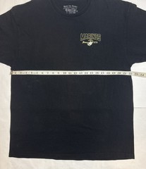 Black Ink Design USMC Semper Fidelis For Honor Tee Graphic Print Mens Size XL