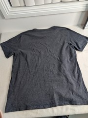 Polo Ralph Lauren Men’s XL V-Neck T-Shirt Grey Charcoal Marl Cotton Pony Logo