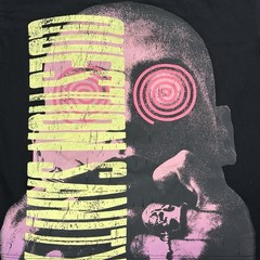 Valabasas Question Sanity All Over Print Shirt Men XXL Boxy Oversized Streetwear