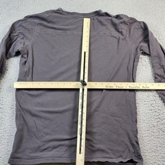 Kuhl Shirt Mens Medium Gray Wildfibre Organic Cotton Long Sleeve Tee Tagless