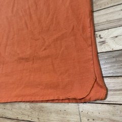PROSPIRIT Shirt Men L Orange Grunge Skate Tee Knit Thick Stitch Hem Halloween L