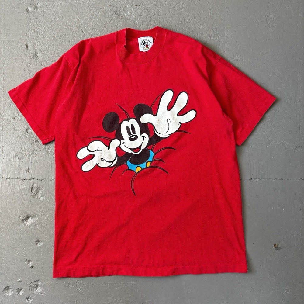 Vintage 1980’s Single Stitch Mickey Mouse Disney Graphic Tee Shirt – XL