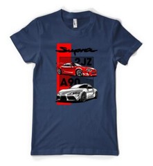 Japanese Supra Sportcar Classic Custom Car Personalised Unisex Adult T Shirt