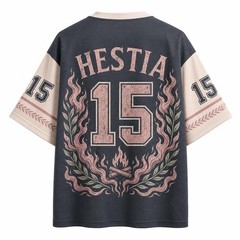 Hestia Greek God Football Jersey Polyester Quick Dry Breathable T-Shirt Graphic